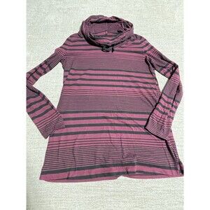 Motherhood Maternity Funnel Neck Sweater Women's S/P Long Sleeves RED